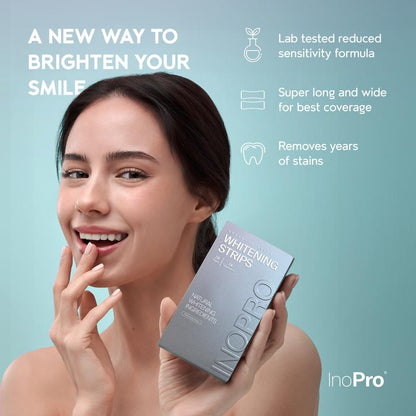 Inopro Natural Teeth Whitening Strips - Pack of 28