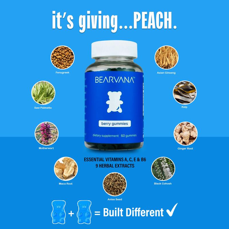 BEARVANA Bottom Gummies - 60 Count