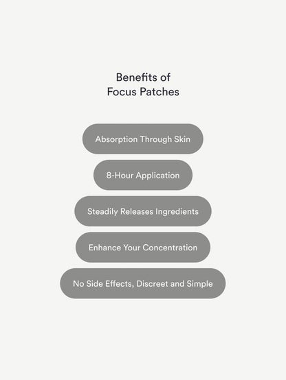 Kind Patches｜ Focus Patches ｜30 Deep Focus Patches