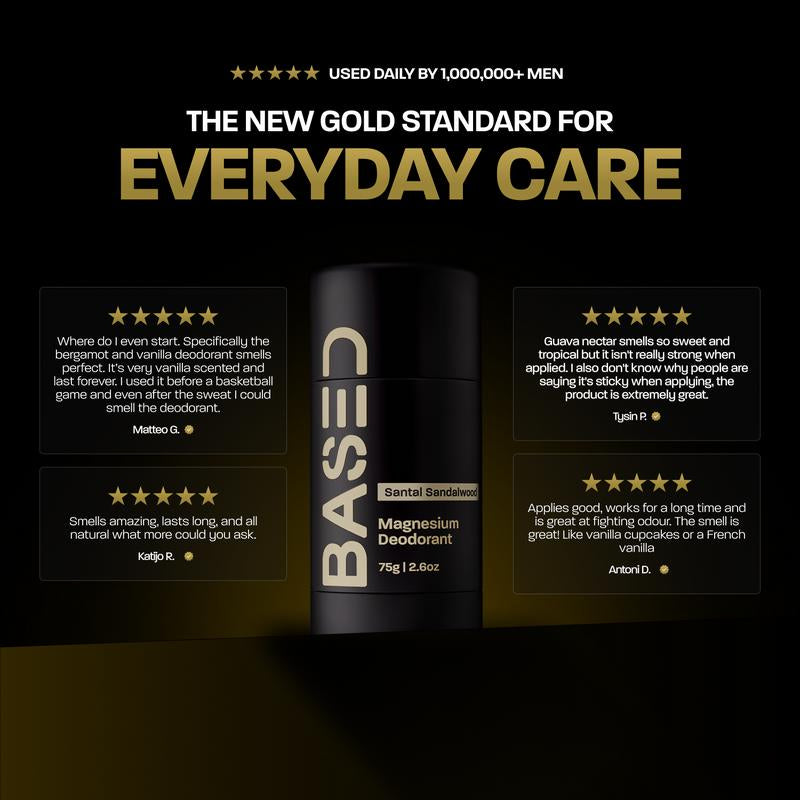 BASED High Performance Natural Deodorant | Aluminum Free