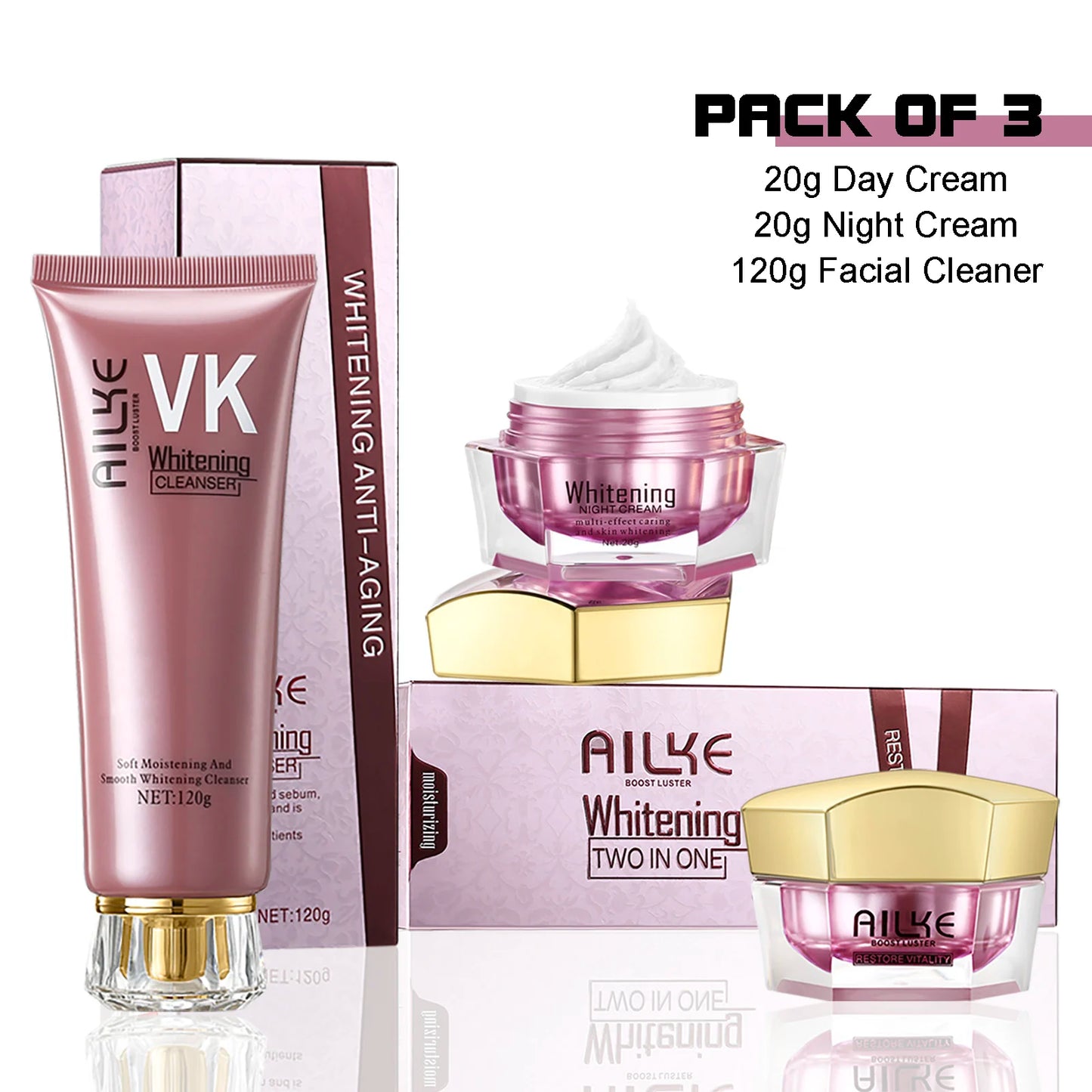 Face Cream with Hyaluronic Acid | Whitening + Anti-Aging