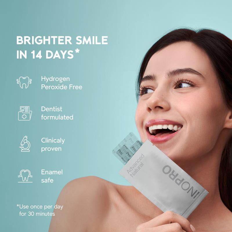 Inopro Natural Teeth Whitening Strips - Pack of 28