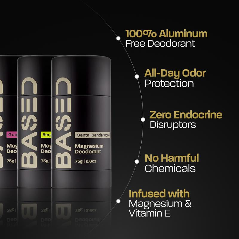 BASED High Performance Natural Deodorant | Aluminum Free