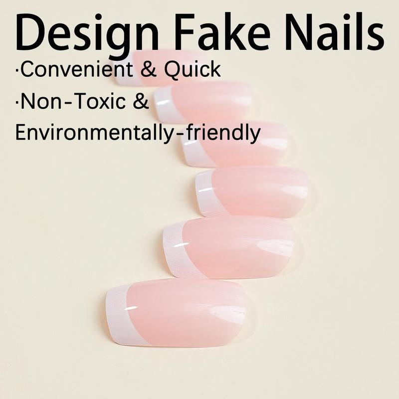 French Style Fake Nails