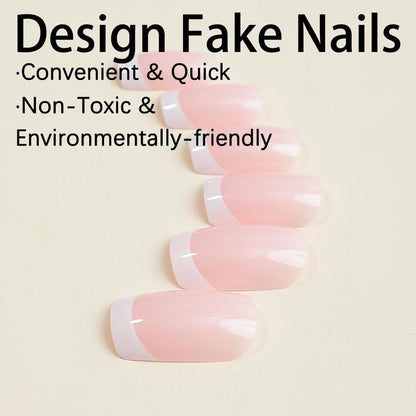 French Style Fake Nails