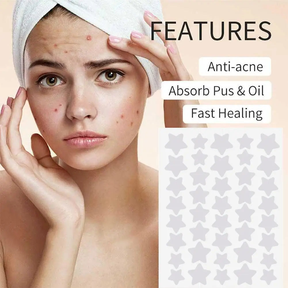 40Pcs Pimple Patches | Colorful Star-Shaped