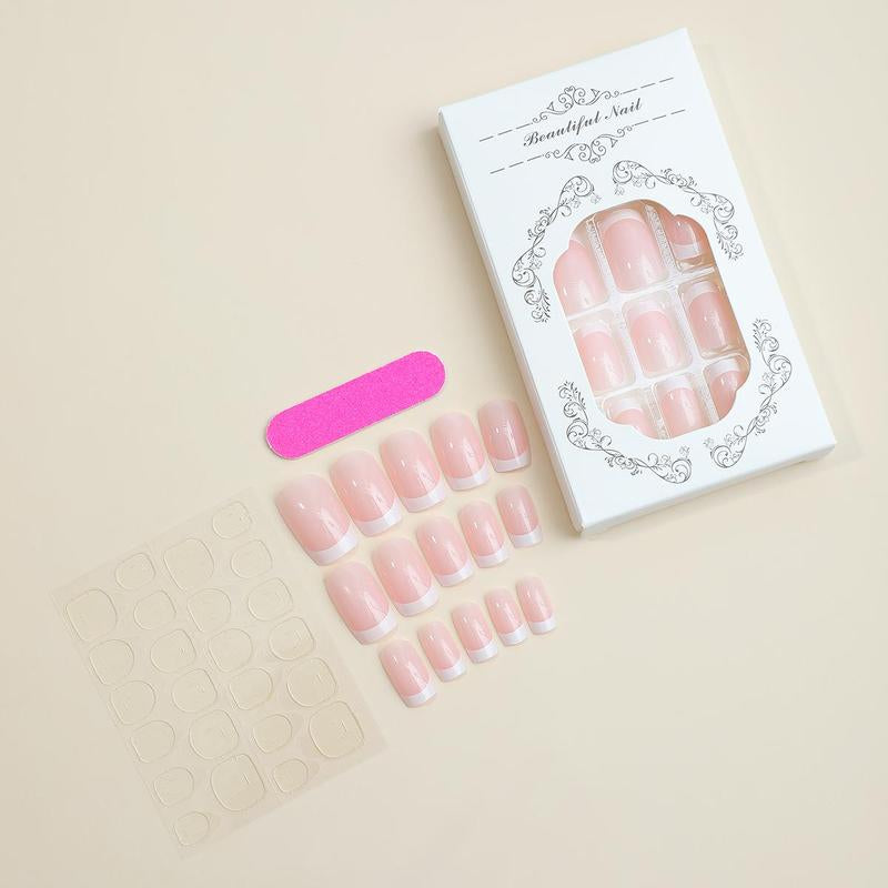 French Style Fake Nails