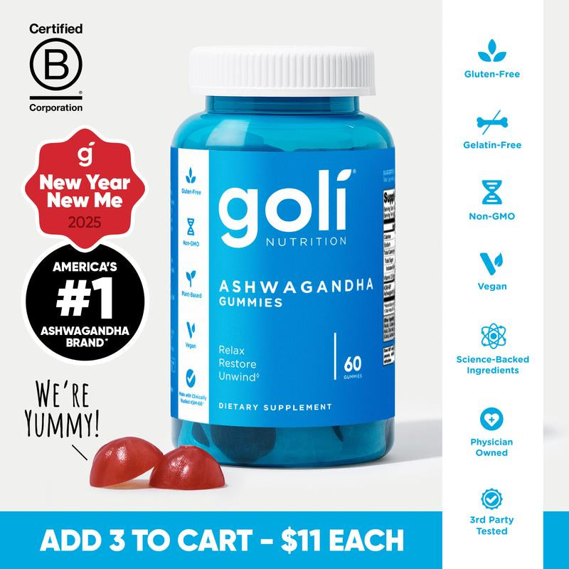 Goli Ashwagandha & Vitamin D Gummy